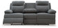 Side-Swipe REC Sofa w/Drop Down Table