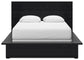 Londer Queen Panel Bed with Mirrored Dresser and Nightstand