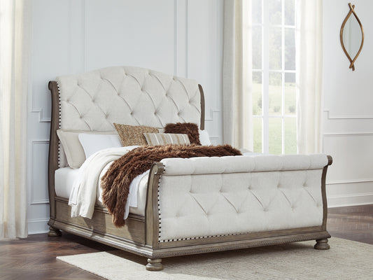 Ardenfield  Upholstered Sleigh Bed