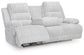 Rhines Falls REC PWR Sofa w/Drop Down Table