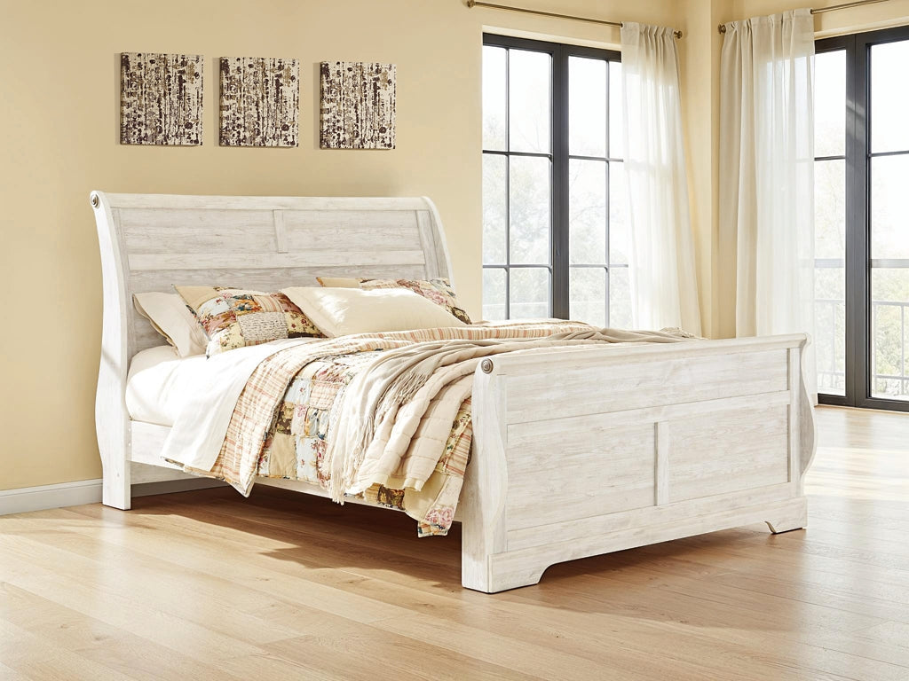 Ashley Express - Willowton  Sleigh Bed