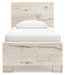 Lawroy Twin Panel Bed with Storage with Mirrored Dresser and Chest