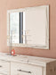Lawroy Twin Panel Bed with Mirrored Dresser, Chest and Nightstand