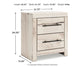 Lawroy Twin Panel Bed with Mirrored Dresser, Chest and Nightstand