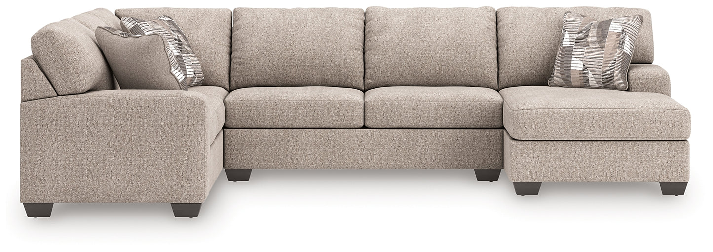 Newellen 3-Piece Sectional with Chaise