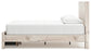 Lawroy Queen Panel Storage Bed with Mirrored Dresser and Chest