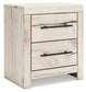 Lawroy Queen Panel Storage Bed with Mirrored Dresser, Chest and Nightstand