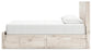 Lawroy Queen Panel Storage Bed with Mirrored Dresser and Chest