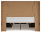 Lawroy Queen Panel Storage Bed with Mirrored Dresser and Chest