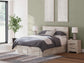 Lawroy Queen Panel Storage Bed with Mirrored Dresser and Chest