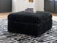 Midnight-Madness Oversized Accent Ottoman