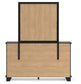 Covetown Queen Panel Bed with Mirrored Dresser, Chest and Nightstand