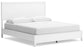 Binterglen California King Panel Bed with Mirrored Dresser, Chest and Nightstand