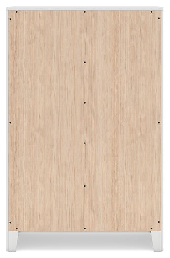 Binterglen California King Panel Bed with Mirrored Dresser, Chest and Nightstand