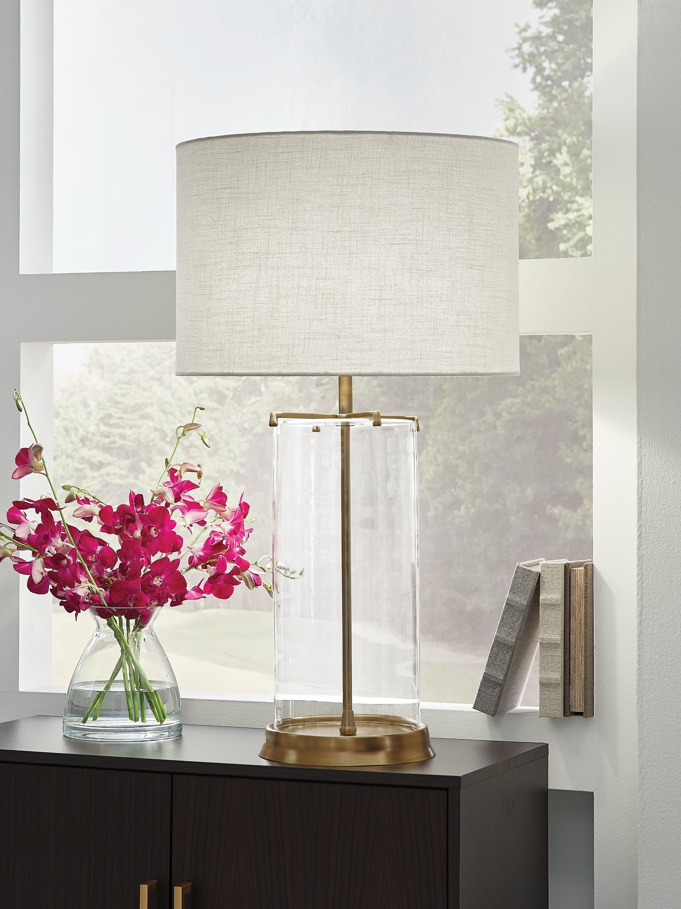 Ashley Express - Gizeh Glass Table Lamp (1/CN)