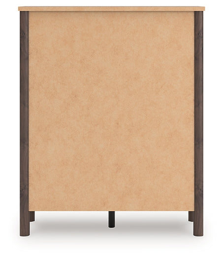 Pamytta Full Upholstered Panel Bed, Dresser and Mirror