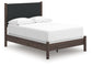 Pamytta Full Upholstered Panel Bed, Dresser and Mirror