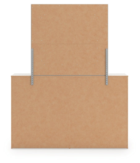 Zuraleus Queen Upholstered Panel Bed, Dresser, Mirror and Nightstand