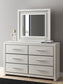 Zuraleus King Upholstered Bed, Dresser and Mirror