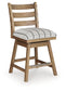 Ridgester UPH Swivel Barstool (2/CN)