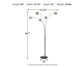 Ashley Express - Winter Metal Arc Lamp (1/CN)