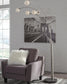 Ashley Express - Winter Metal Arc Lamp (1/CN)