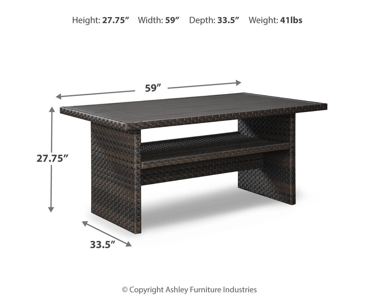 Ashley Express - Easy Isle RECT Multi-Use Table