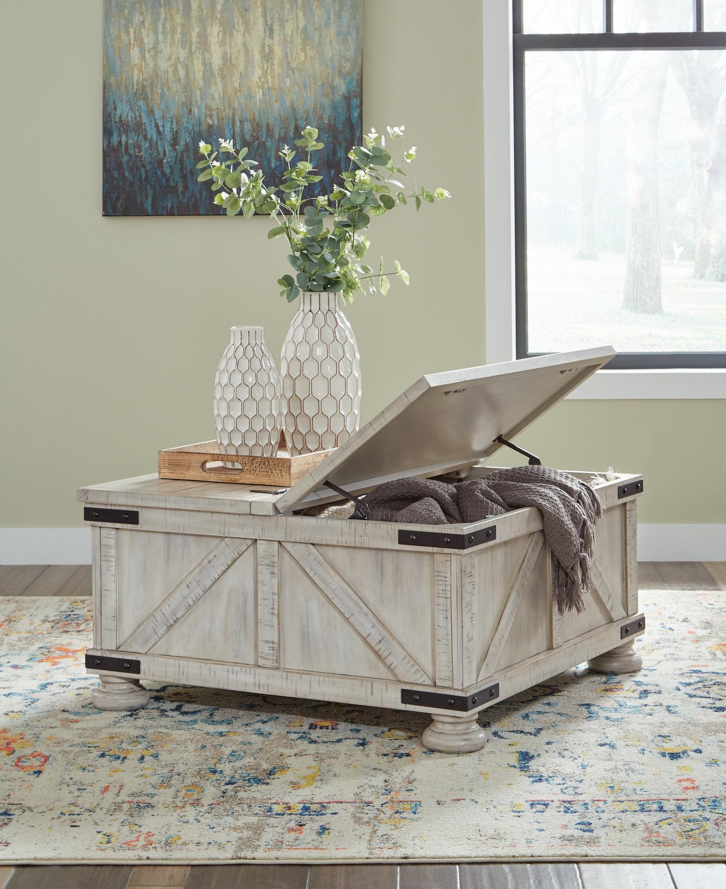 Ashley Express - Carynhurst Cocktail Table with Storage