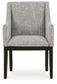 Ashley Express - Burkhaus Dining UPH Arm Chair (2/CN)