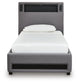 Ashley Express - Finigale Twin Upholstered Bed with Wireless Audio