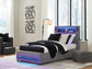 Ashley Express - Finigale Twin Upholstered Bed with Wireless Audio