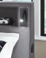 Ashley Express - Finigale Twin Upholstered Bed with Wireless Audio