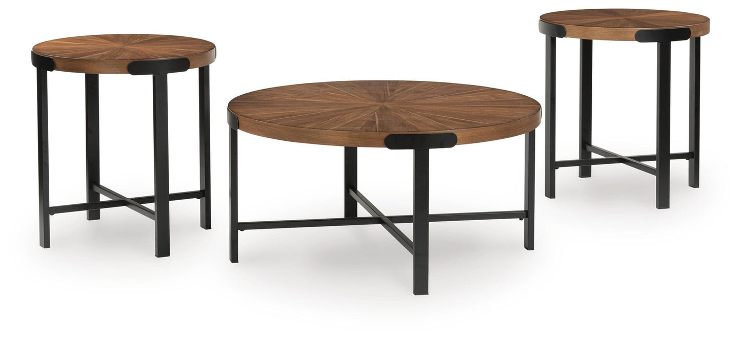 Ashley Express - Crosstrail Occasional Table Set (3/CN)