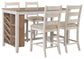 Ashley Express - Skempton Counter Height Dining Table and 4 Barstools