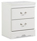 Anarasia Twin Sleigh Bed with Mirrored Dresser, Chest and Nightstand