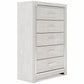 Altyra King Panel Bed with Mirrored Dresser, Chest and Nightstand