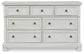 Robbinsdale California King Sleigh Bed with Storage with Mirrored Dresser