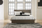Arkenton King Panel Bed with Mirrored Dresser