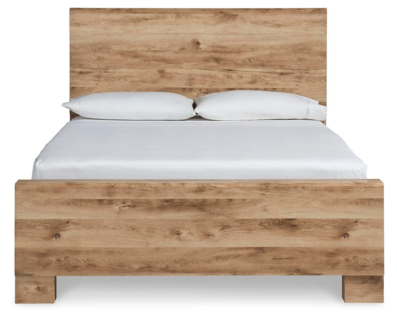 Hyanna King Panel Bed, Dresser, Mirror and Nightstand