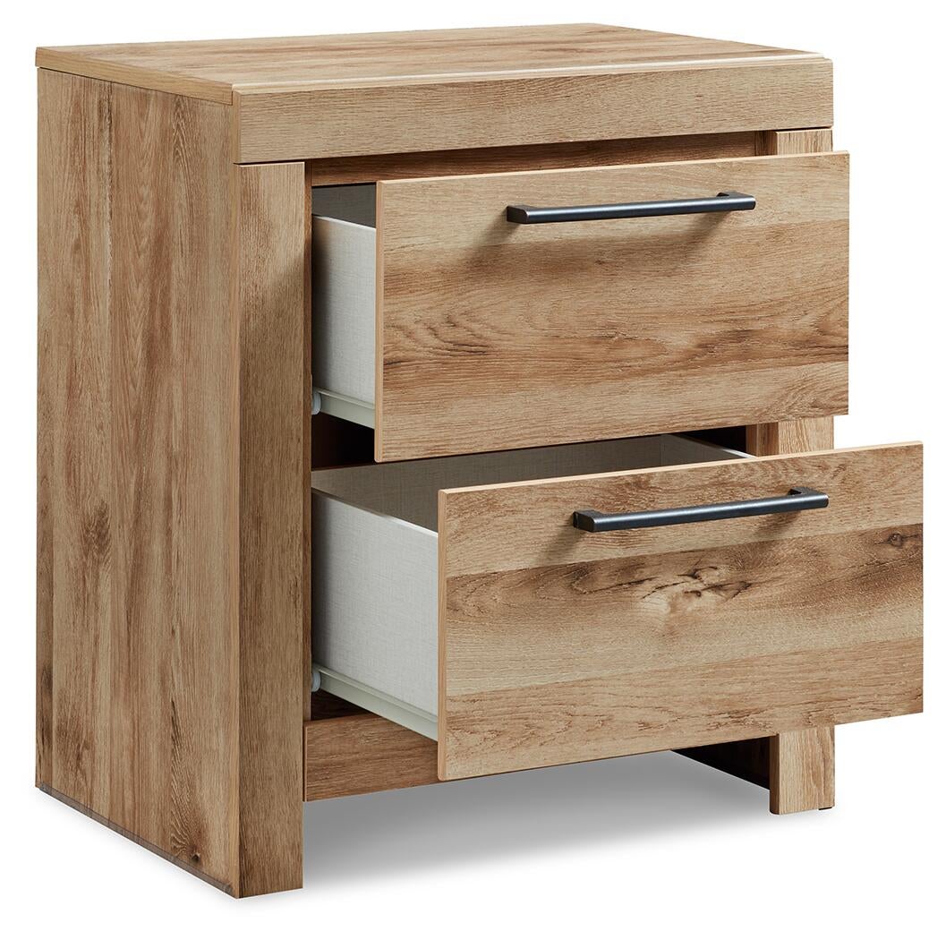 Hyanna Queen Panel Storage Bed, Dresser, Mirror, Chest and Nightstand