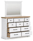 Ashbryn King Panel Storage Bed, Dresser, Mirror, Chest and Nightstand