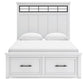 Ashbryn Queen Panel Storage Bed, Dresser, Mirror, Chest and Nightstand