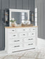Ashbryn Queen Panel Storage Bed, Dresser and Mirror