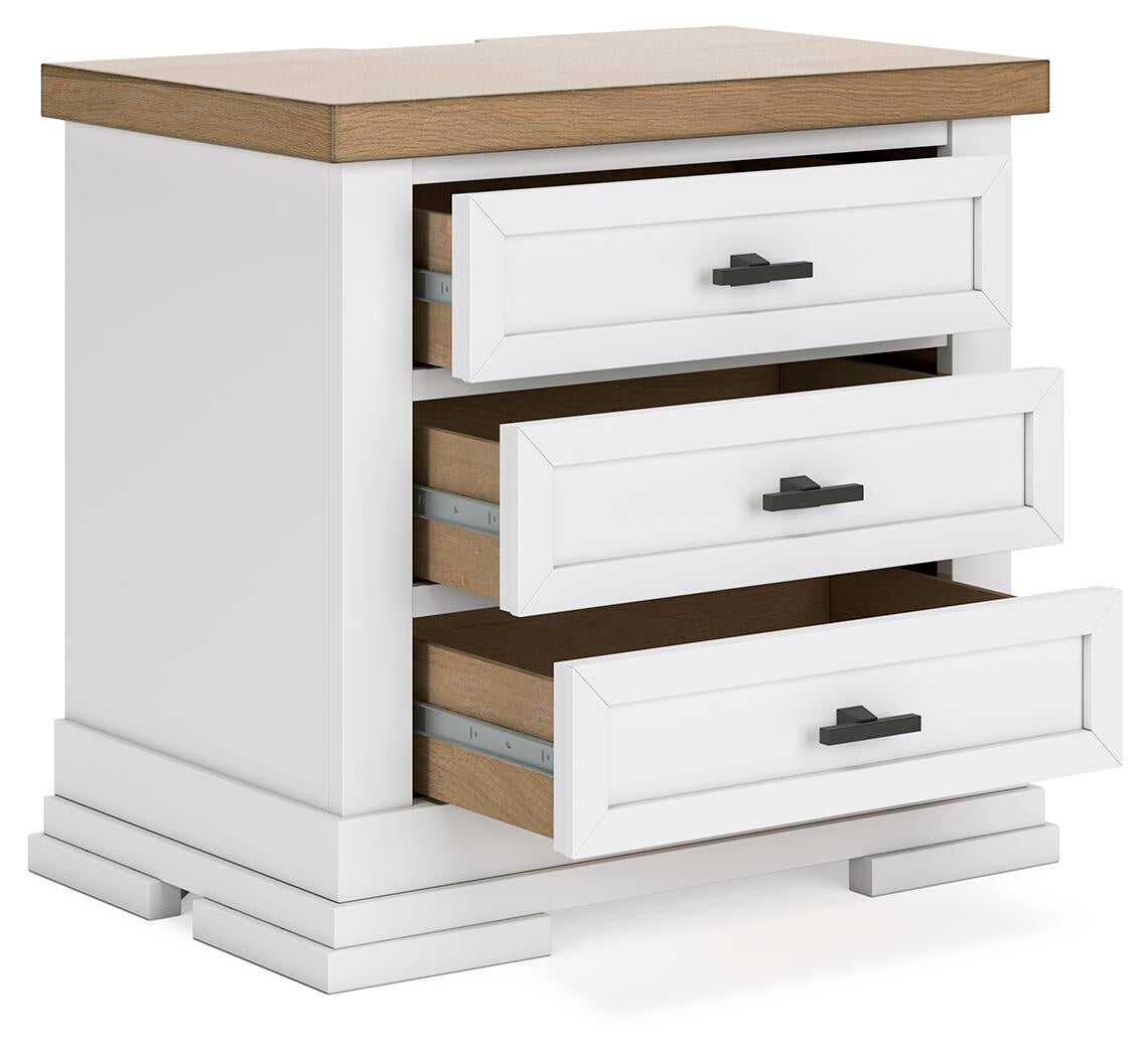 Ashbryn California King Panel Storage Bed, Dresser, Mirror, Chest and Nightstand