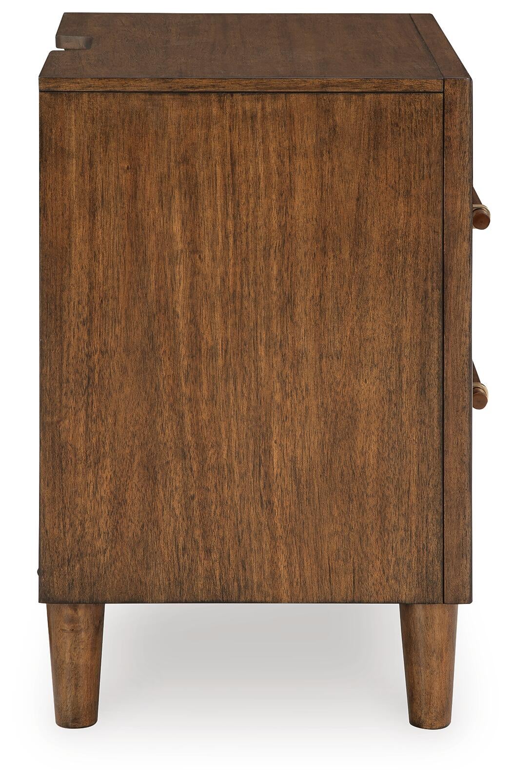 Lyncott King Upholstered Bed with Mirrored Dresser and Nightstand