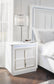 Chalanna Queen Upholstered Storage Bed, Dresser, Mirror, Chest and Nightstand