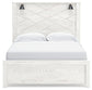 Gerridan Queen Panel Bed with Mirrored Dresser and Nightstand
