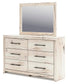 Lawroy Queen Panel Bed, Dresser, Mirror, Chest and Nightstand
