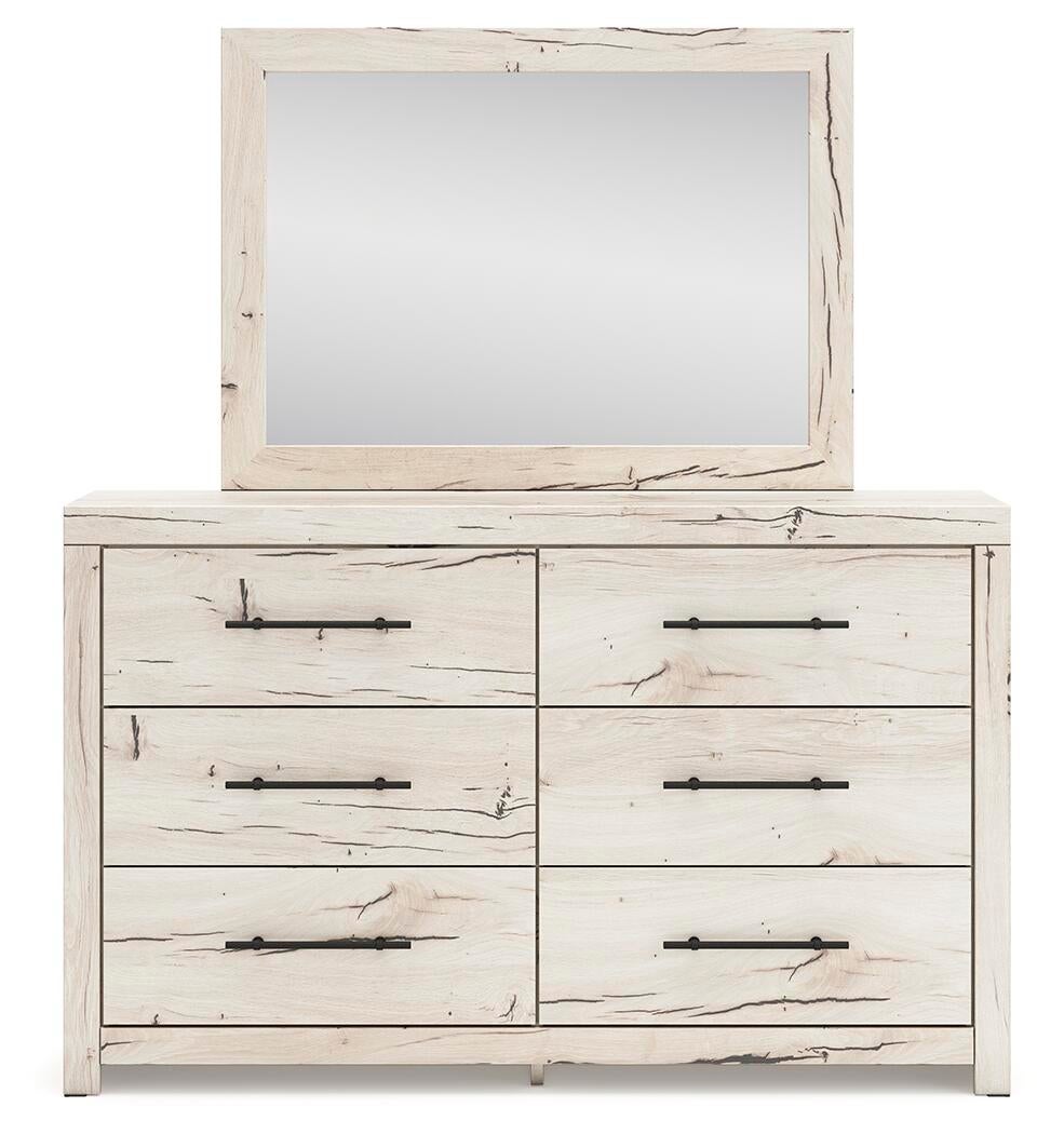 Lawroy Full Panel Headboard, Dresser, Mirror and Nightstand