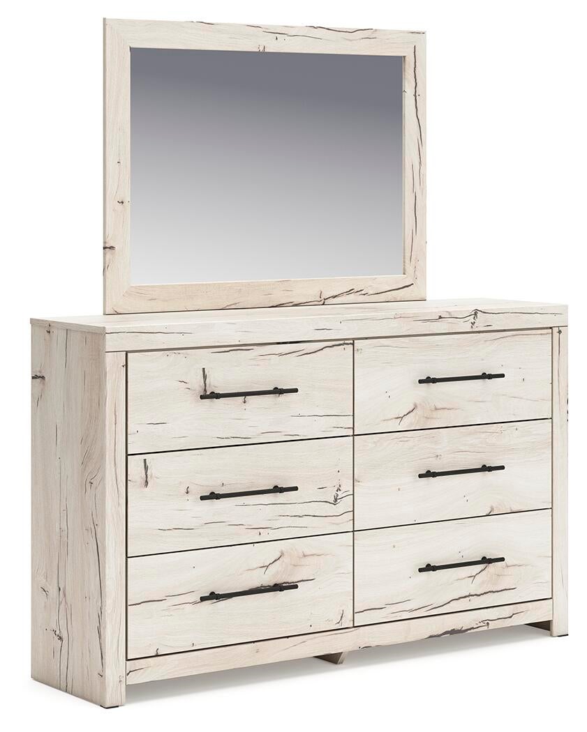 Lawroy Twin Panel Headboard, Dresser, Mirror, Chest and Nightstand